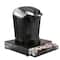 Mind Reader Flower Pattern Black 36 Capacity Single Serve Coffee Pod Metal Mesh Storage Drawer